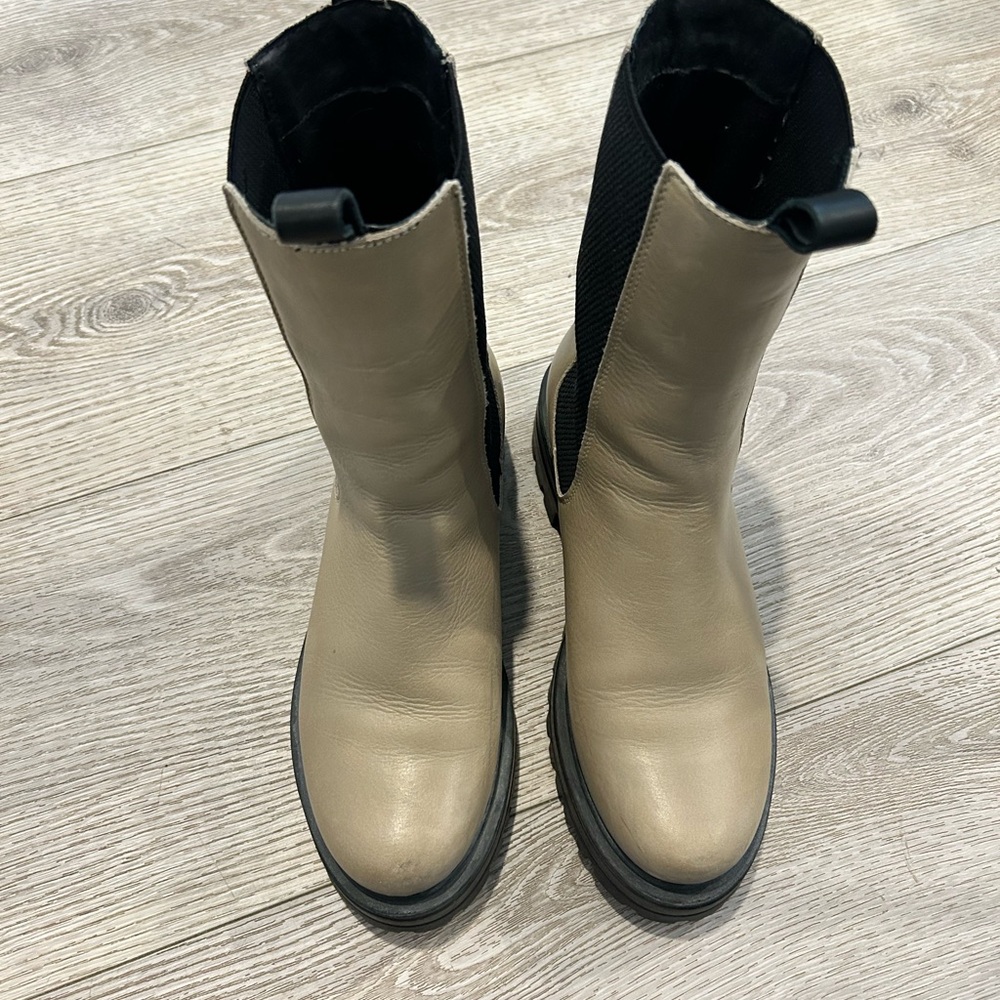 Women's InWear Tan Leather Boots